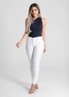 Calça Feminina Sarja Skinny Sawary Premium Original Cintura Alta Moda 278678