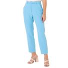 Calça Feminina Seiki Cigarrete Alfaiataria Crepe Azul Claro Calça Feminina Seiki Cigarrete Alfaiataria Crepe Azul Claro