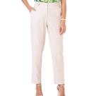 Calça Feminina Seiki Cigarrete Linho Bege Natural - 450141 Calça Feminina Seiki Cigarrete Linho Bege Natural - 450141