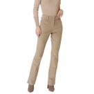 Calça Feminina Seiki Veludo Marrom Claro - 251141