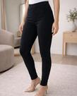 Calça Feminina Skinny Confort Preta Com Elastano E Poliéster