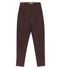Calça Feminina Skinny de material sintético Endless Marrom Calça Feminina Skinny de material sintético Endless Marrom