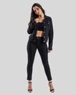 Calça Feminina Skinny Sarja Black Jeans - 21087