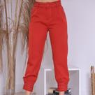 Calça Feminina Slouchy Alfaiataria Cinto Casual