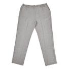 Calça Feminina Social de Linho Corte Reto Confort Meio Elástico Soltinha Plus Size Calça Feminina Social de Linho Corte Reto Confort Meio Elástico Soltinha Plus Size
