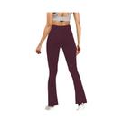 Calça feminina super macia flare cintura alta controle de barriga treino yoga leggings sino bottoms