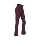 Calça feminina super macia flare cintura alta controle de barriga treino yoga leggings sino bottoms