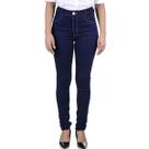 Calça Feminina Tecido Jeans com Elastano Modelo Skinny Hot Pant
