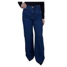 Calça Feminina Tharog Jeans Wide Leg Escura - 1118JE