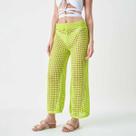 Calça Feminina Tricot Croche Saida De Praia Pantalona Verão Calça Feminina Tricot Croche Saida De Praia Pantalona Verão