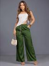 Calça Feminina Wide Leg Acetinada Empório Pit Bull 90558