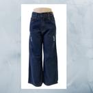 Calça Feminina Wide Leg Azul Escuro - 1881