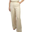 Calça Feminina Wide Leg Cintura Alta Crepe em Poliéster Calça Feminina Wide Leg Cintura Alta Crepe em Poliéster