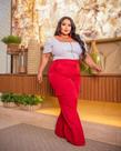 Calça Feminina Wide Leg Jeans