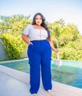 Calça Feminina Wide Leg Jeans