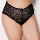 Calça Fio Rendada Plus Size Cor:PretoTamanho:50