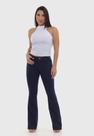 Calça Flare 7825 Azul Marinho F075