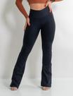 Calça Flare Bailarina Grossa Cintura Alta Poliamida Premium