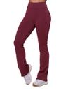 Calça Flare Bailarina Neoprene Feminina Com Bolso Cintura/Alta