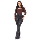 Calça Flare Cirrê Feminina Look Casual Confortável Elegante e Moderna Calça Flare Cirrê Feminina Look Casual Confortável Elegante e Moderna