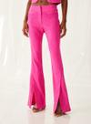 Calça Flare com Aplicação - Open - Calça Flare com Aplicação - Open -