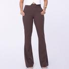 Calça Flare De Alfaiataria Marrom Essencial MULHER BRASIL Calça Flare De Alfaiataria Marrom Essencial MULHER BRASIL