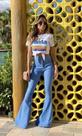 Calça flare