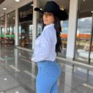 Calça Flare Jeans Claro Sixi Cintura Alta Feminina Calça Flare Jeans Claro Sixi Cintura Alta Feminina