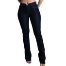 Calça Flare Jeans Feminina Boot Cut Sawary Lycra Confortável Original