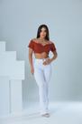 Calça flare jeans feminina Com lycra cintura alta levanta bumbum com elastano confortável casual boca de sino