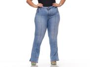 Calça Flare jeans Feminina PlusSize Bootcut Levanta bumbum