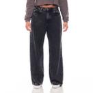 Calça Freesurf Wide Leg Estonada Black Denin