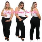 Calça Grávida/Gestante estilo Bailarina Malha Plus Size