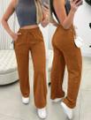 Calça Gringa Feminina Tecido Lanzinha Moletom Pantalona Cintura Alta com Bolso Calça Gringa Feminina Tecido Lanzinha Moletom Pantalona Cintura Alta com Bolso