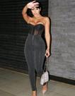 Calça gringa lurex