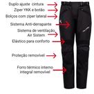 Calça gutti motociclista feminina proteção