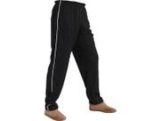 Calça Helanca Adulto com Bolso Preta Calça Helanca Adulto com Bolso Preta