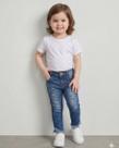 Calça Infantil Feminina Capri Estonada com Barra Desfiada Tamanho:1