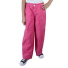 Calça Infantil Feminina Dipopini Jeans Wide Leg Rosa - CIF22
