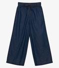 Calça Infantil Jeans Wide Leg Trick Nick Azul