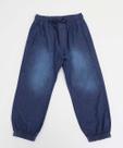 Calça Infantil Jogger Jeans Tam 1 a 3 Azul-74088