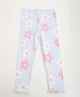 Calça Infantil Legging Canelada Floral Marisa Tam 1 a -11392
