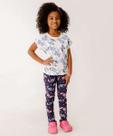 Calça Infantil Legging Stitch E Angel Disney Tam 4 a 1-24115