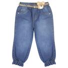 Calça Infantil Look Jeans c/ Cinto Jeans