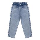 Calça Infantil Look Jeans Elástico Reta Jeans
