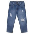 Calça Infantil Look Jeans Reta Jeans