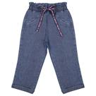 Calça Infantil Look Jeans Reta Leve Jeans
