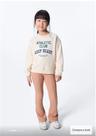 Calça infantil menina flare - bege