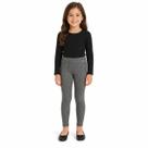 Calça Infantil Menina Kukiê Legging Xadrez Cinza - 89564