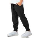 Calça Infantil Menino Escolar Microfibra Stretch Preta